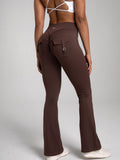 Danysu Flared Cargo Leggings with Pockets